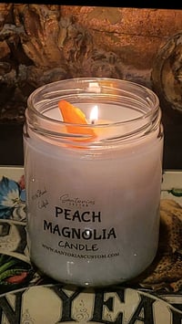 Image 5 of Peach Magnolia Candle  16 oz