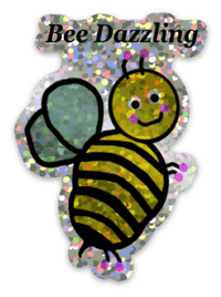 Bee Dazzling Glitter Sticker