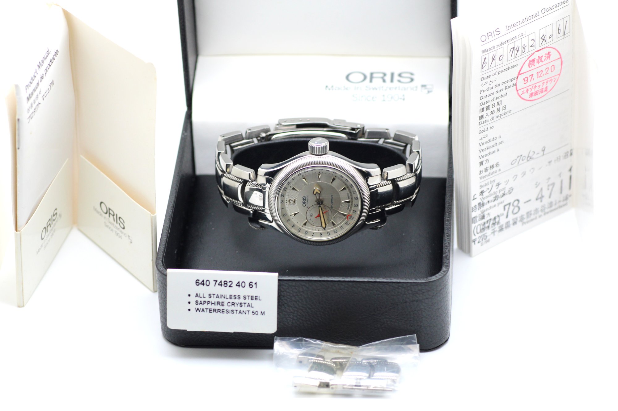 Oris Big Crown Pointer Date 7482 Original box and papers 36mm