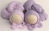 Image 4 of Brushed Knit Set / iris & lavender