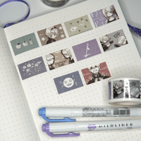 Image 2 of NieR Automata ABCDE Stamp Washi
