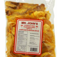 MR. JOHN'S - CARIBBEAN STYLE PLANTAIN CHIPS- SPICY - 200 GM.  