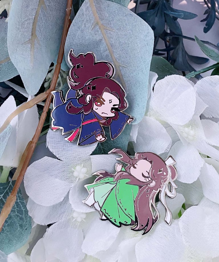 Falling for You Bingqiu Set (SVSSS) Enamel Pins chaotixcanvas