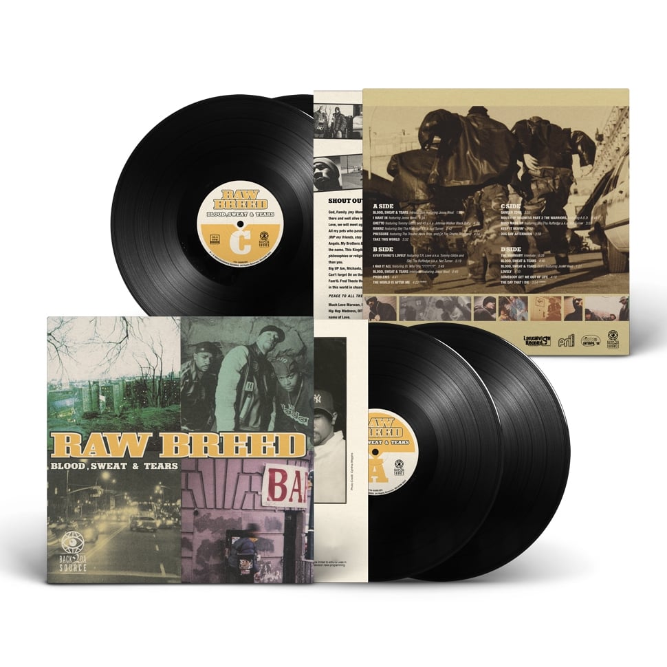 Image of Raw Breed - Blood, Sweat & Tears (For the 1st time ever on vinyl, 2LP + insert) (SOLD OUT)