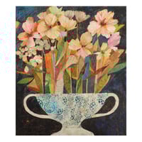 Image 2 of Fading Flowers in Fulham Pottery Vase
