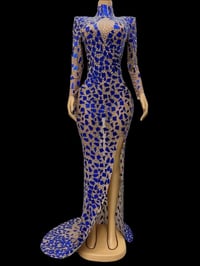 Image 1 of Monica Blue Sparkle Dress