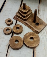   Wooden  shape stacker