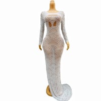 Image 3 of Tiffany White Galore Gown