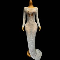 Image 2 of Tiffany White Galore Gown