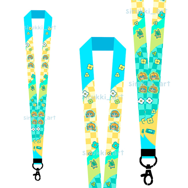 Zelda cardholders & lanyard