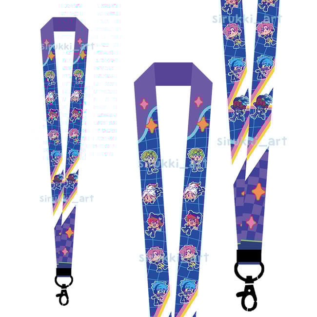 Hearsteel cardholder & lanyard