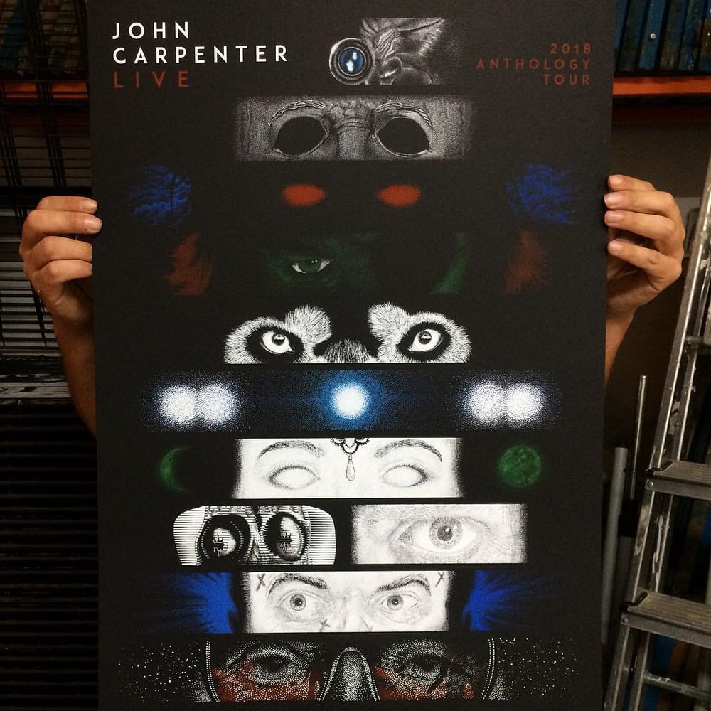 John Carpenter 2018 European Tour Poster