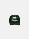GIRLS ARE DRUGS® TRUCKERS - SPARTAN GREEN / WHITE