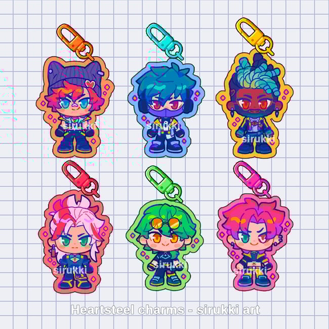 Heartsteel charms