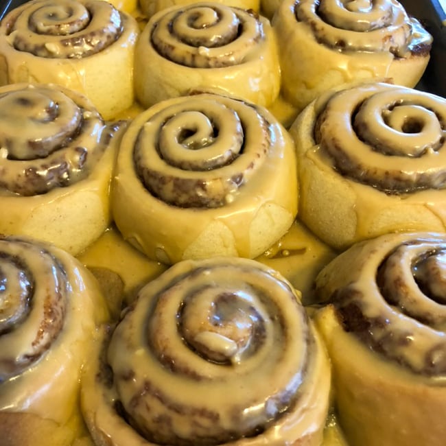 Ghee & Honey Cinnamon Rolls