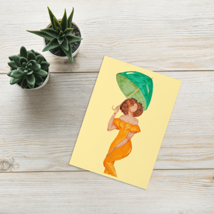 Image of Hello Yellow Greeting Cards (Pack of 3)