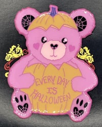 Everyday Is Halloween - Pink Teddy Bear