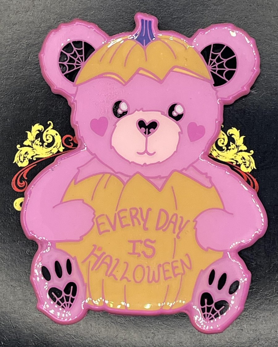 Image of Everyday Is Halloween - Pink Teddy Bear