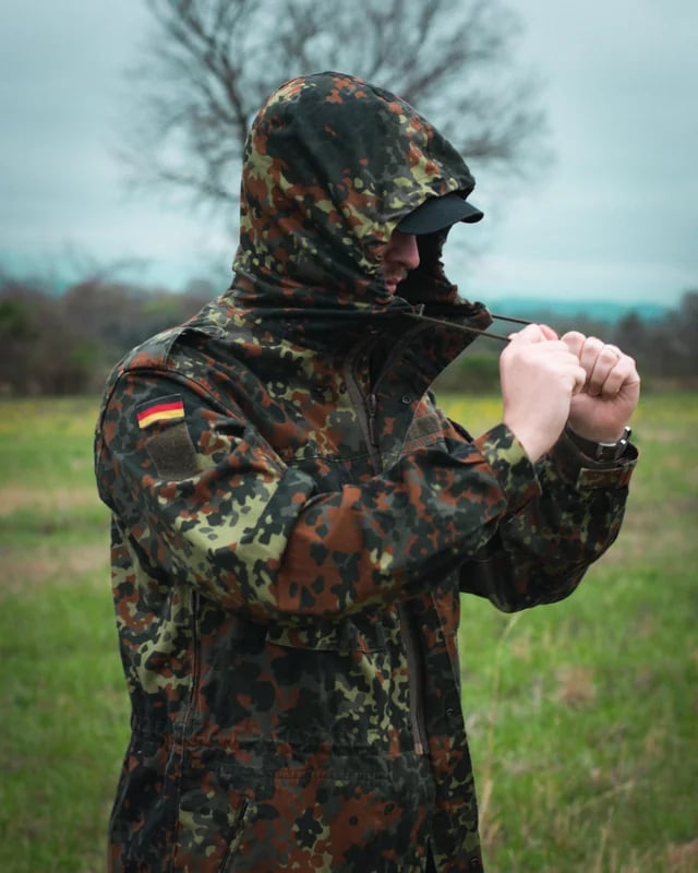 German Army Flecktarn Gebrauchte Bw Parka Bw Tropentarn BUNDESWEHR
