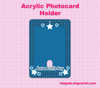 Just A little Guy Acrylic photocard holder keychain