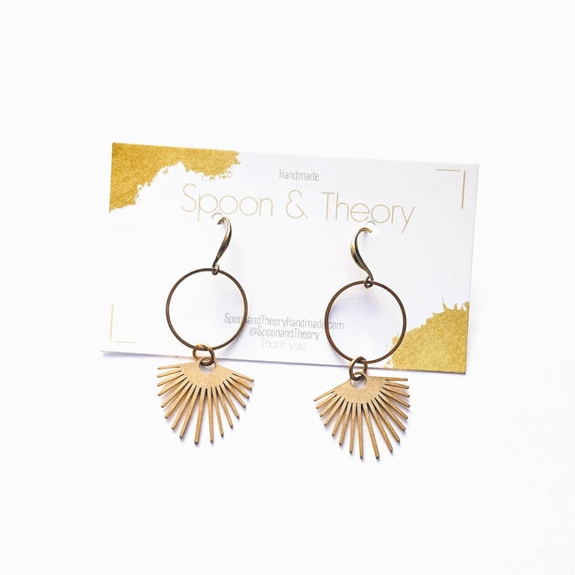 Art Deco Minimalist Earrings 