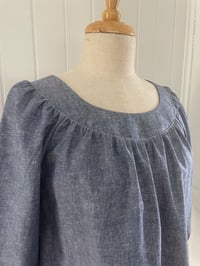 Image 1 of The Chambray Smock Top