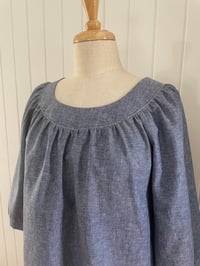 Image 2 of The Chambray Smock Top