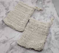 Image 1 of Natural fiber soap lather bag