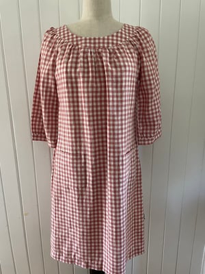 Image of The Clay Brick Check Smock Dress