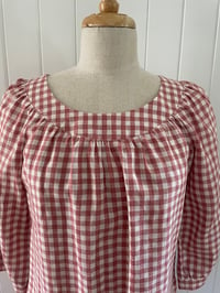 Image 4 of The Clay Brick Check Smock Dress