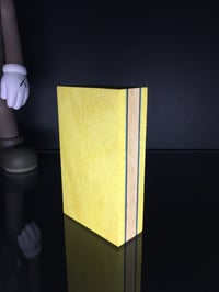 Image 4 of Yellow Heart and Maple Bloc with Teal, Silver and Black Veneer