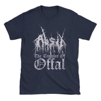 Image 3 of ABSU - THE TEMPLES OF OFFAL T-SHIRT - VINTAGE TEXTURE (BLACK, BLUE, DARK HEATHER)
