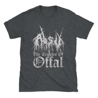 Image 4 of ABSU - THE TEMPLES OF OFFAL T-SHIRT - VINTAGE TEXTURE (BLACK, BLUE, DARK HEATHER)