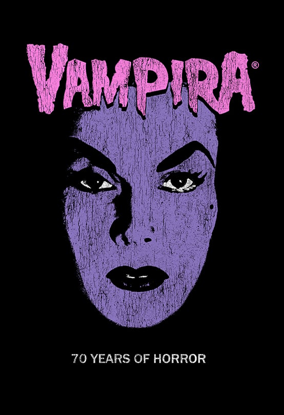 Image of Vampira® 70 Years of Horror Limited Poster. 