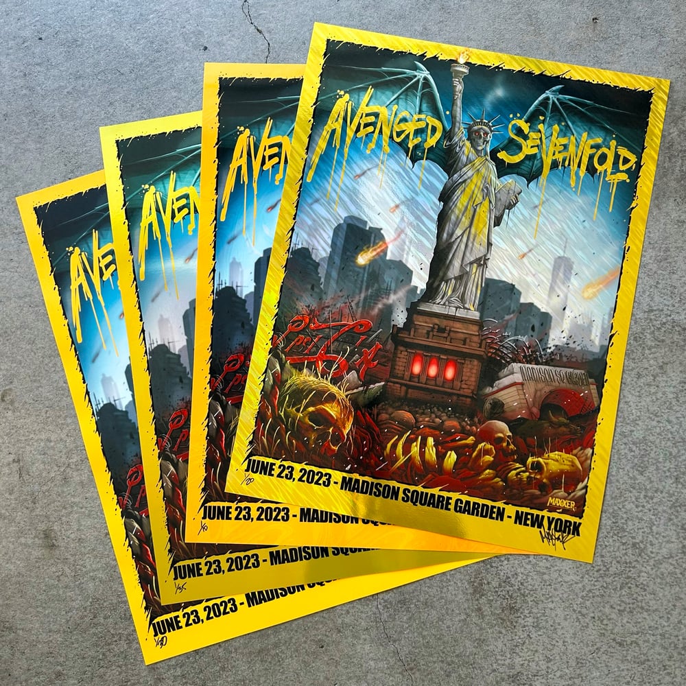 Image of Avenged Sevenfold NY 2023 Posters