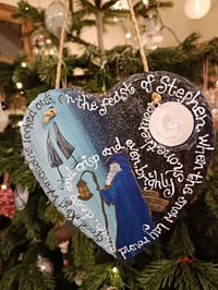 Image 1 of Christmas hymn slates ~ various designs