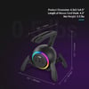 OmniGlide™ Gaming Mouse Bungee with RGB Lighting and USB Hub