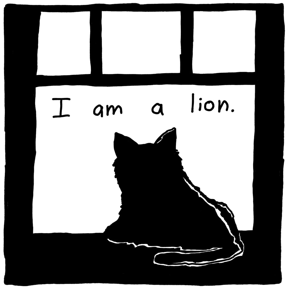 I am a lion.