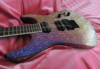 Image 2 of Customised Rhinestone Crystal Jackson Dinky X Series Guitar