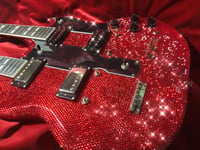 Image 3 of  Crystal Rhinestone Customisation Of Your Guitar
