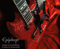 Image 5 of  Crystal Rhinestone Customisation Of Your Guitar