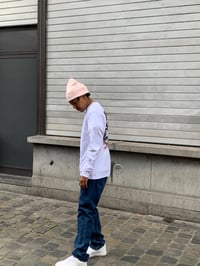 Image 3 of Since Eighities Cuffed Beanie Pastel Pink