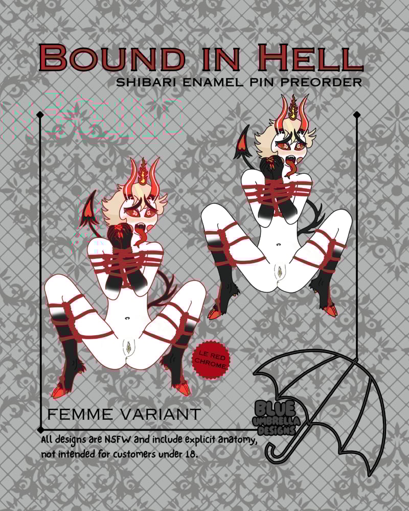 Image of PREORDER - Bound in Hell Pin Series - Lucifer