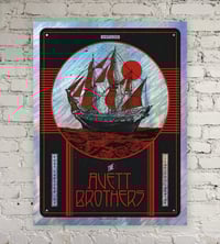 The Avett Brothers Concert Poster, Moon Lava Foil Edition: Capitol Theatre Port Chester, NY