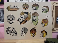 Image 1 of acorn sheet print 