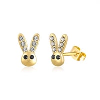 Image 1 of Bunny stud earrings