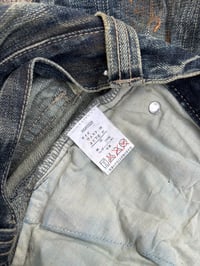 Image 8 of Japanese Brand Slime Washed Distressed Straight Leg Jeans - Size 31 
