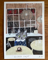 Image 2 of Kiosk cafe -A5 print 