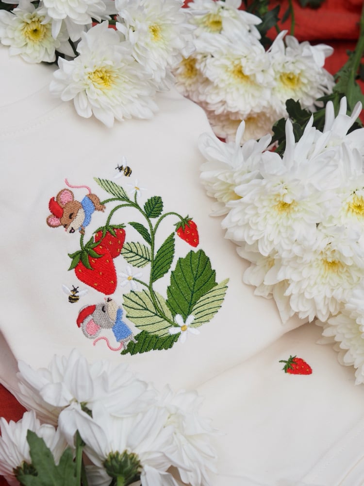 Image of The Strawberry Patch Gnomes - Tee & Short Set Oat