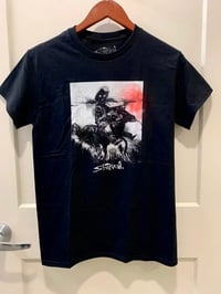 Image 1 of COWBOY. W/ RED SPRAY PAINT